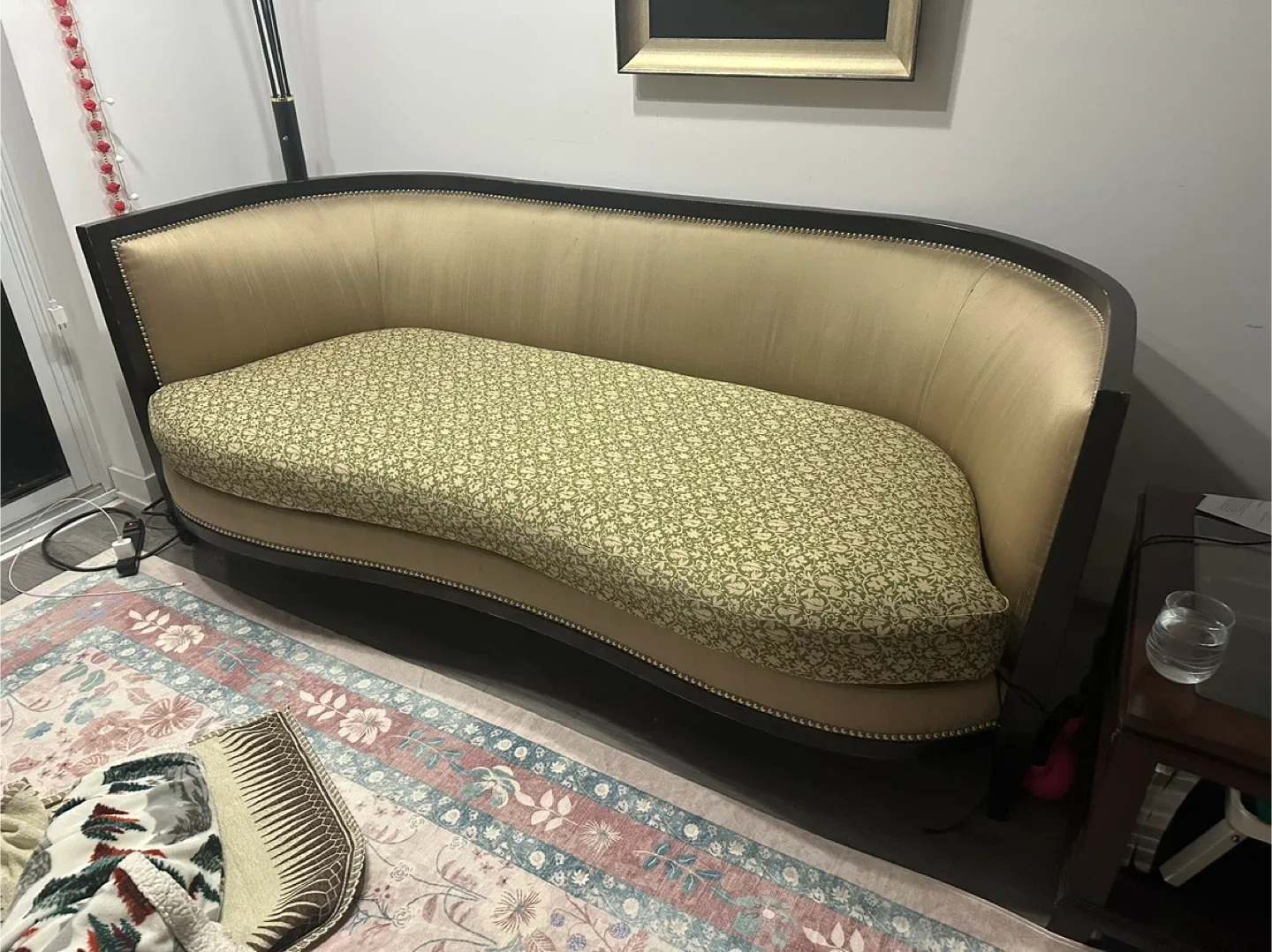 Living Room Furniture Set - Sofa, Chair, Ottoman, Table