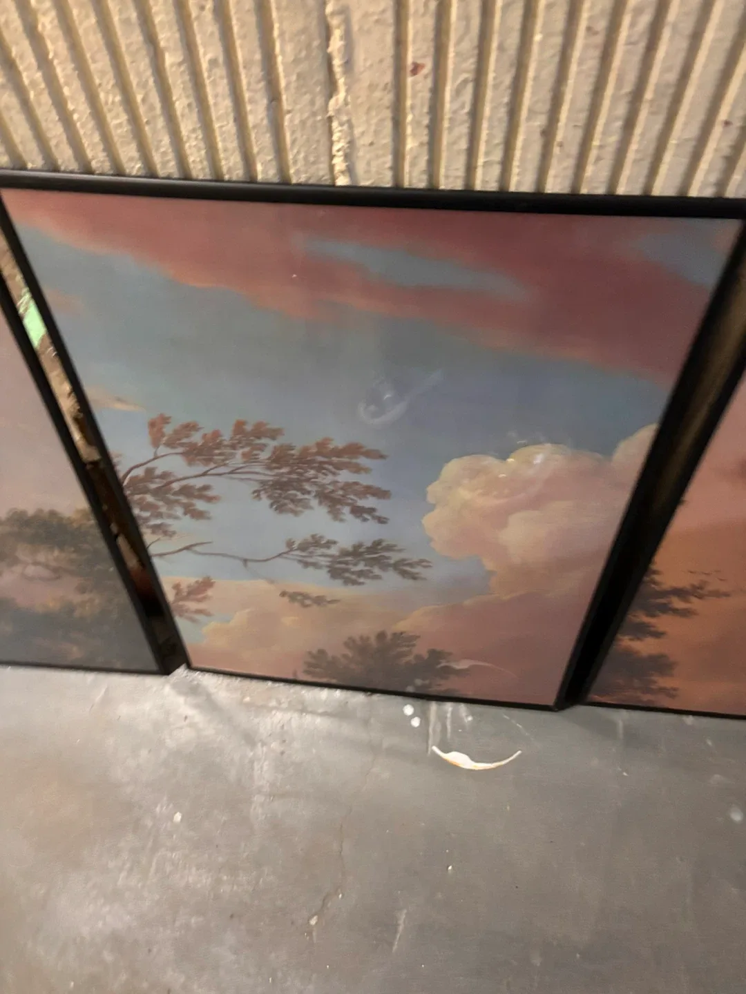 Framed Floral and Landscape Paintings each $5 image indicator(4)