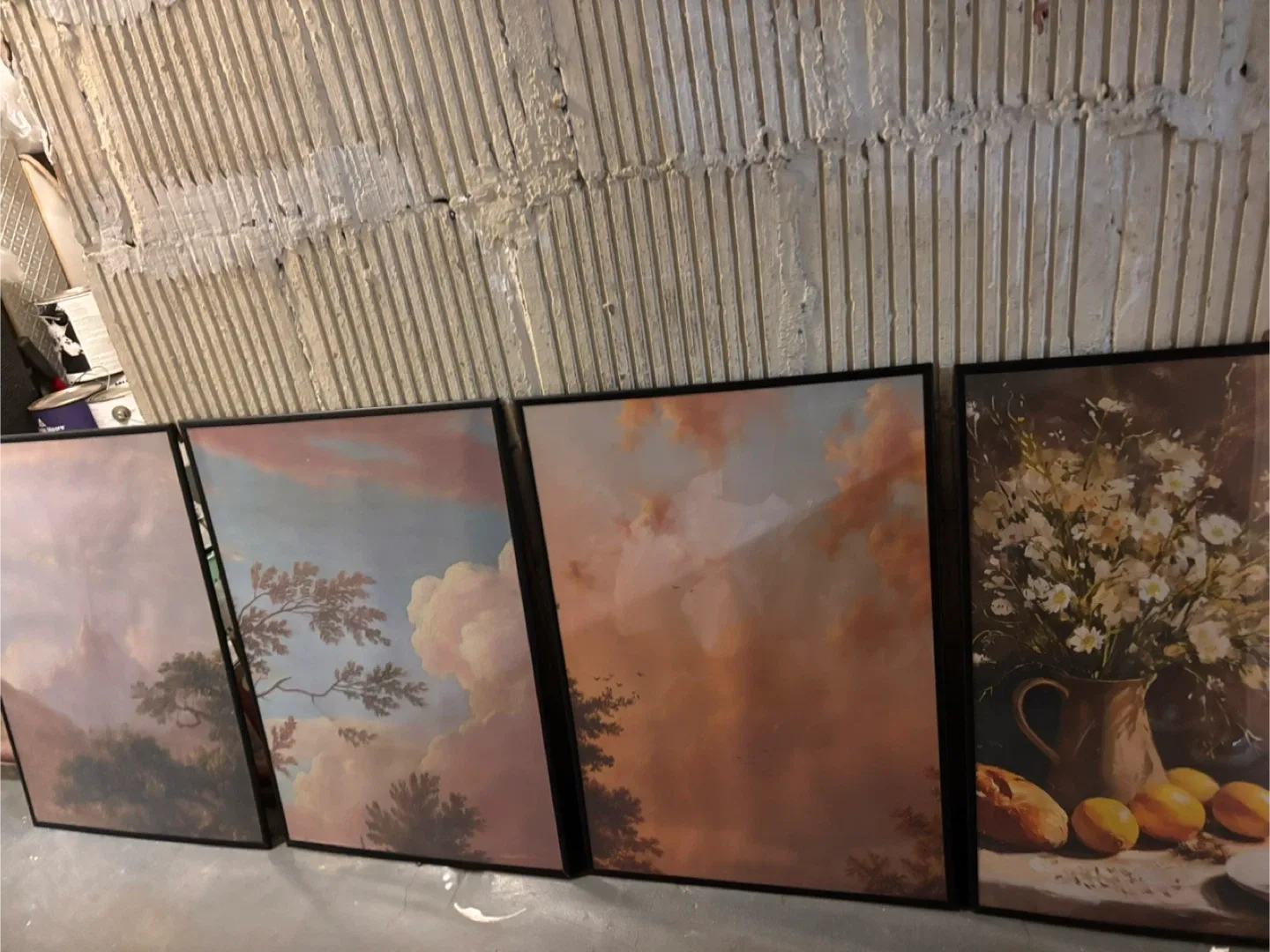 Framed Floral and Landscape Paintings each $5 image indicator(6)