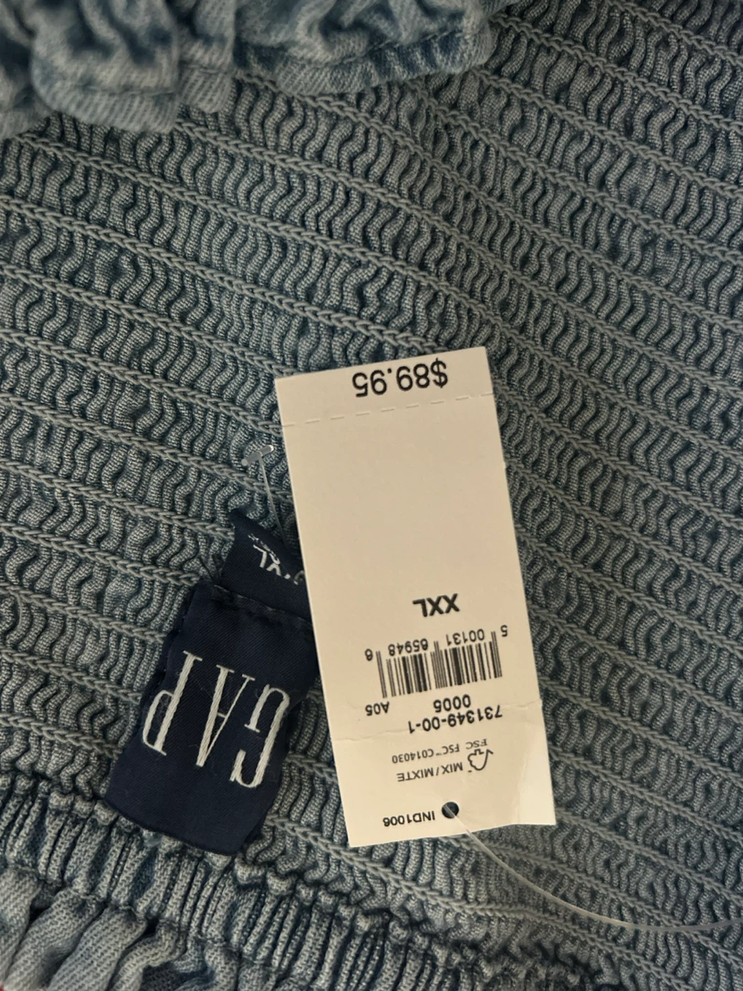 Gap Blue Dress, XXL - photo 3