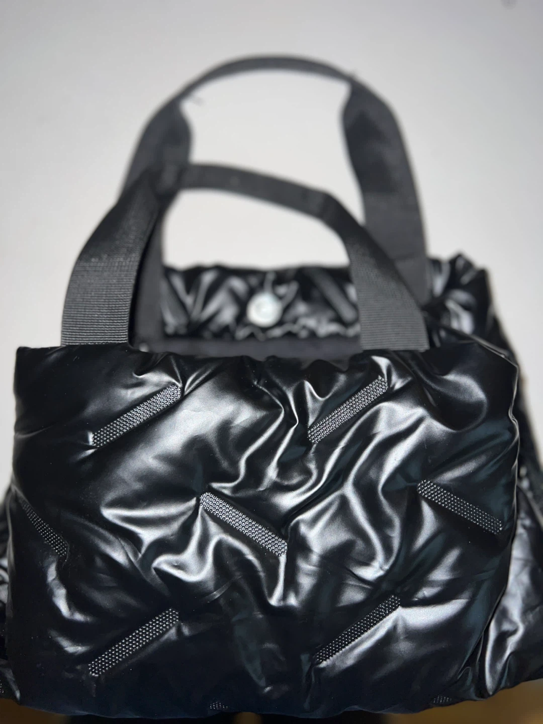 Black Padded Tote Bag - photo 2
