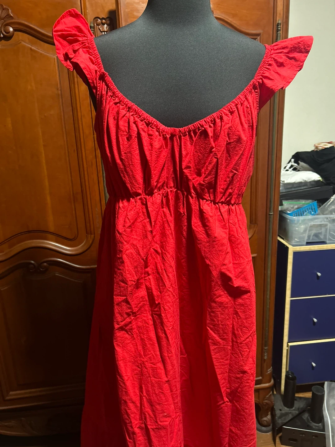 Universal Thread Red Maxi Dress - Size L - photo 2