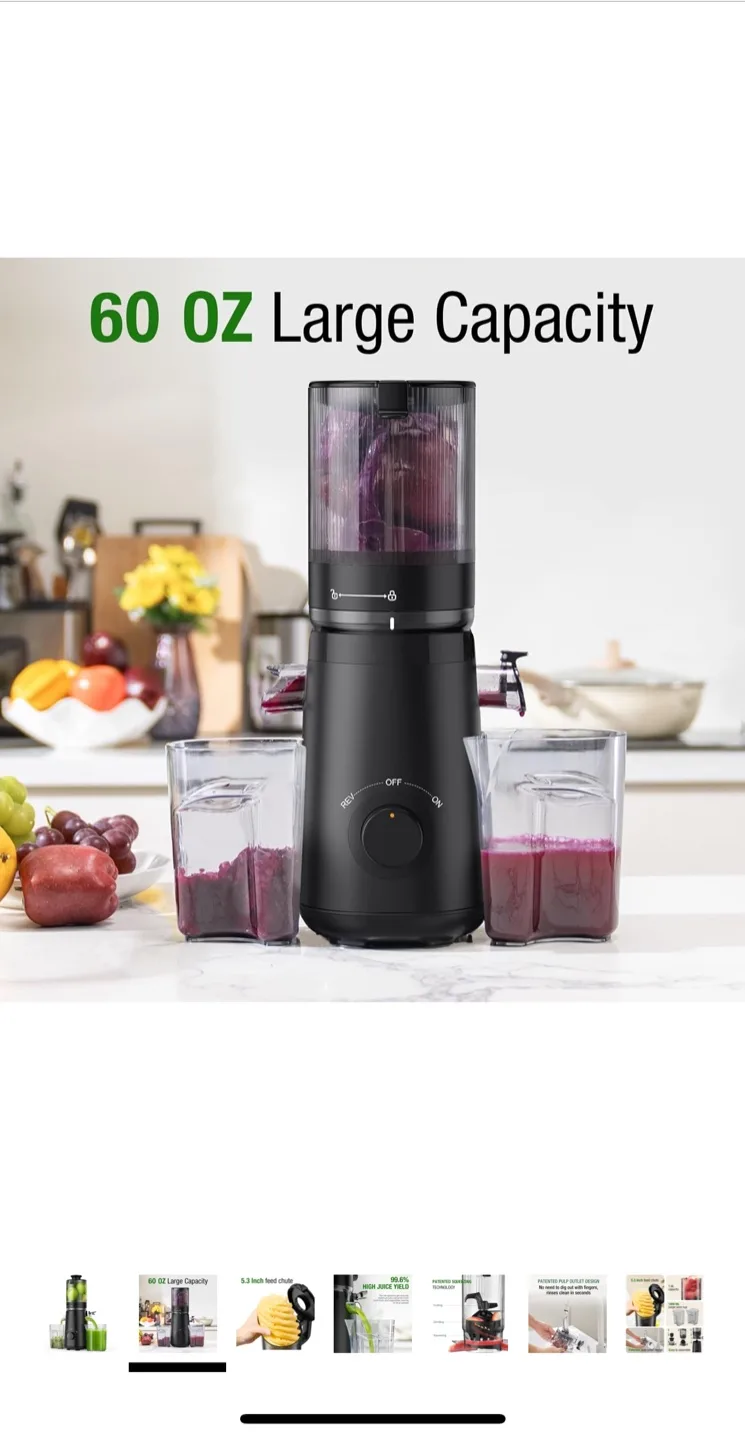 TUUMIIST Juicer Machine- Black image indicator(3)