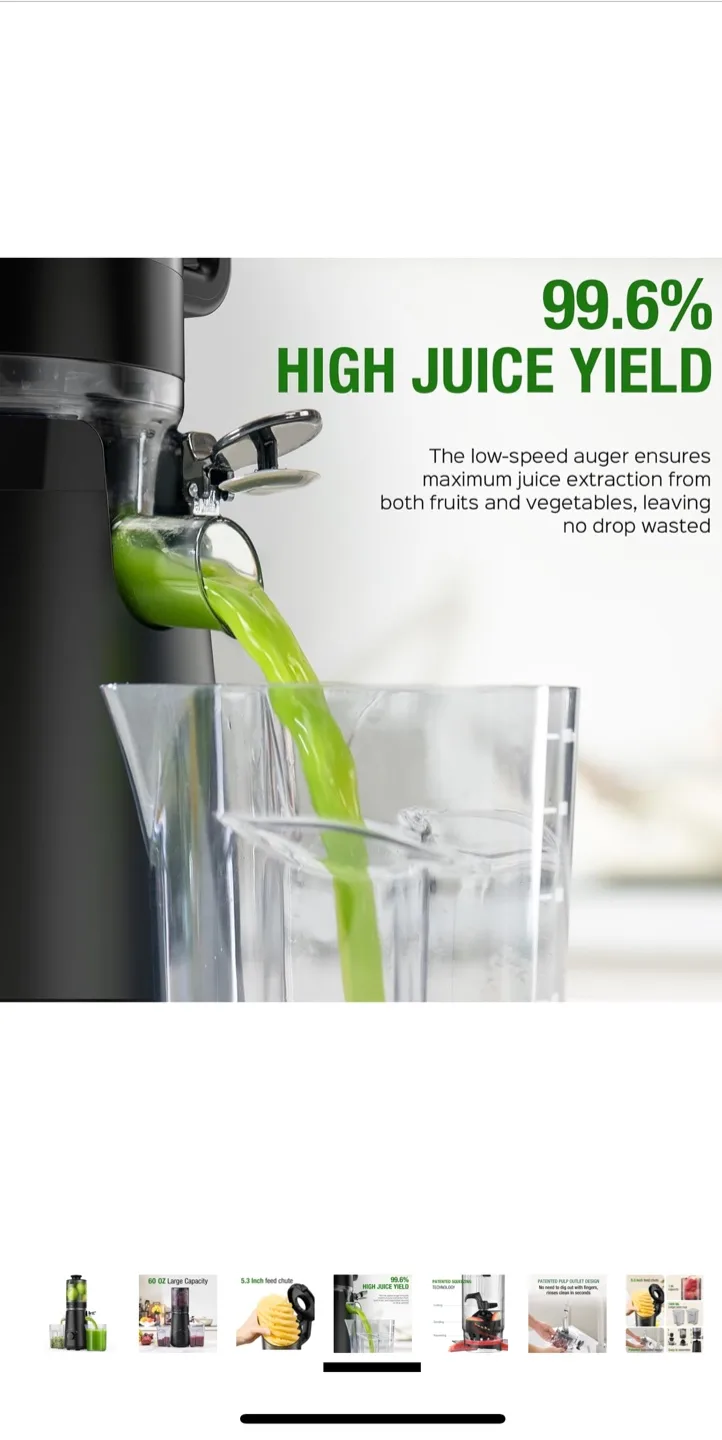 TUUMIIST Juicer Machine- Black image indicator(5)