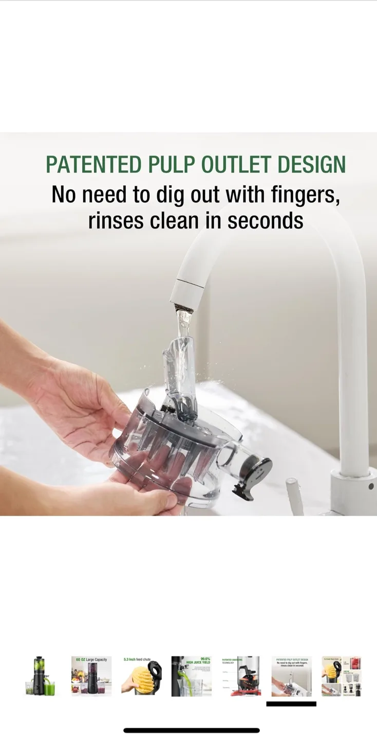 TUUMIIST Juicer Machine- Black image indicator(7)