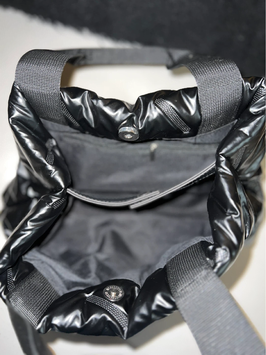 Black Padded Tote Bag - photo 5
