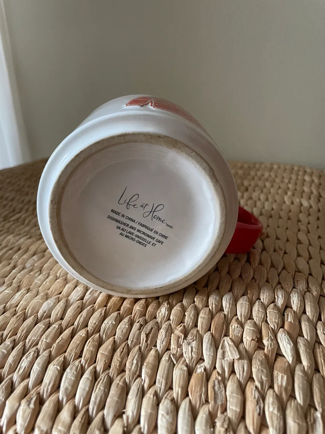 Life at Home White & Red Mug #Cleanout image indicator(3)