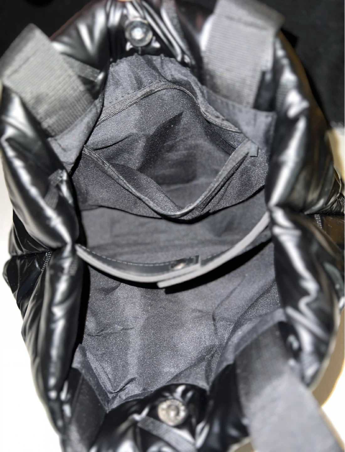 Black Padded Tote Bag - photo 4