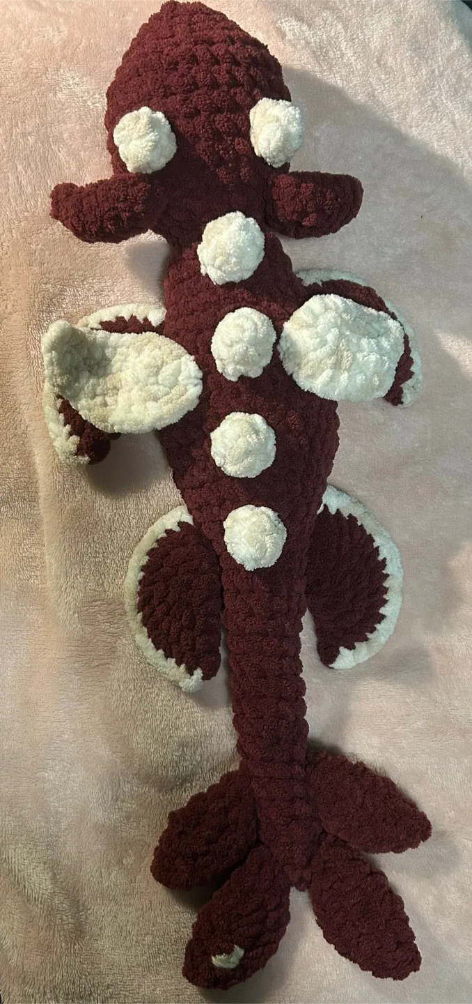 Handmade crochet plush nessie image indicator(5)