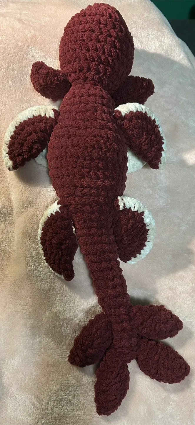 Handmade crochet plush nessie image indicator(4)