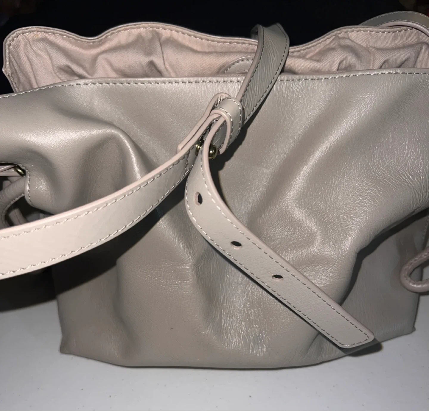 Club Monaco Leather Knot Bag