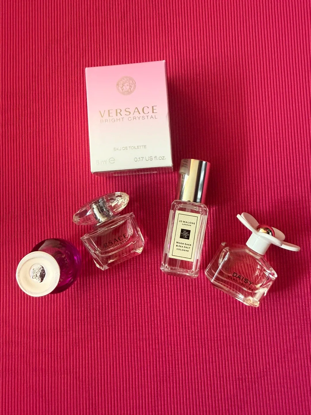 🆕 4 Designer Fragrances - Versace, Jo Malone & Marc Jacobs