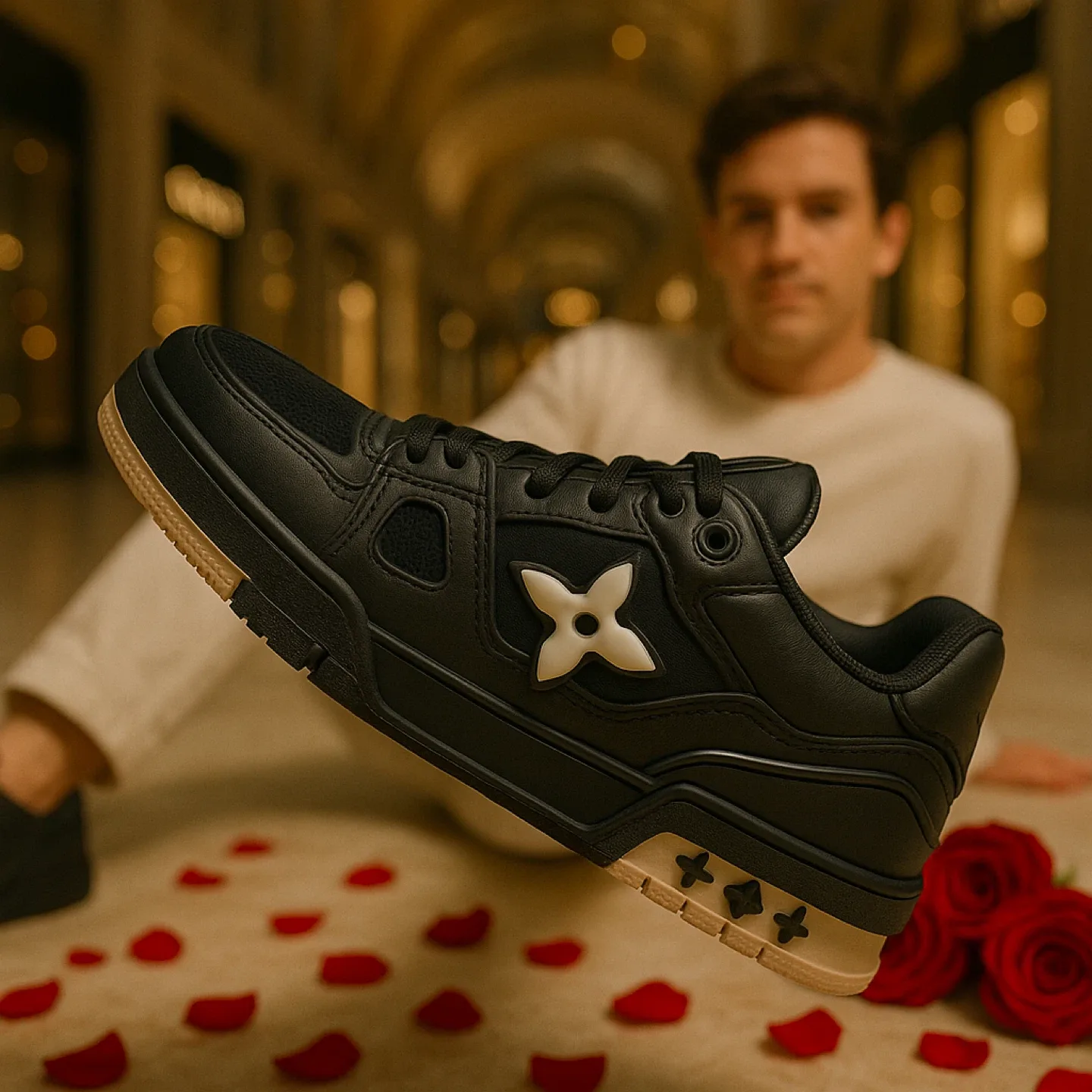 Louis Vuitton Skate Sneaker Black image indicator(2)