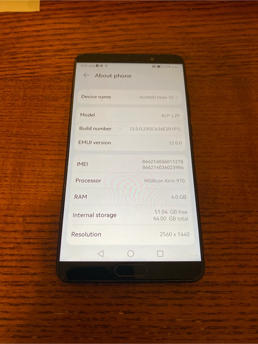 Huawei Mate 10, 64 GB Internal Storage image indicator(3)