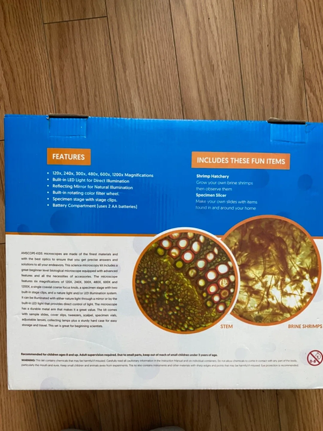 Brand New in Box Kids 52-Piece 1200X Microscope Set image indicator(3)