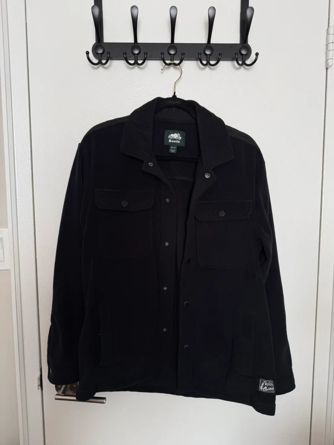 Roots Polar Fleece Shirt Jacket - XS