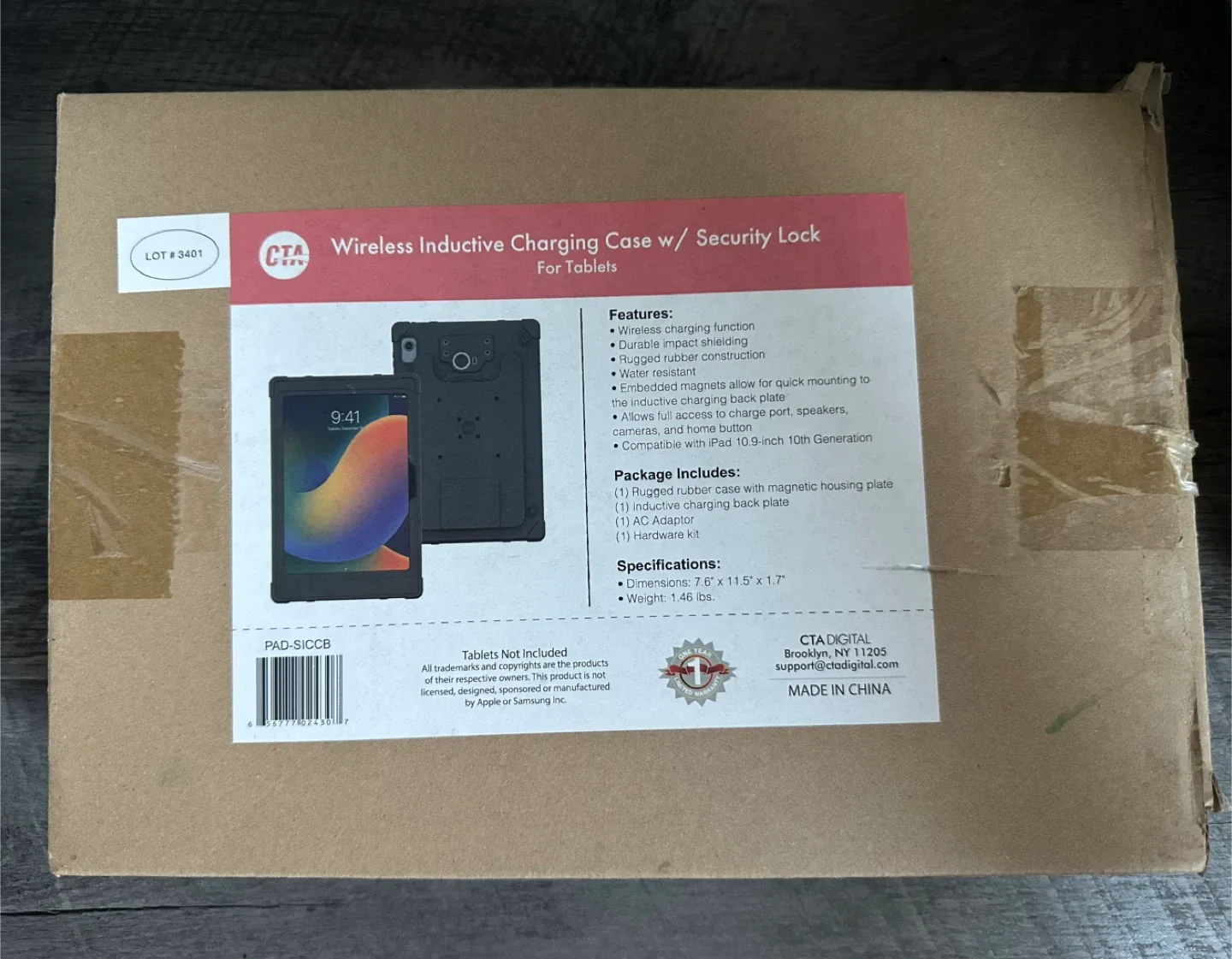 New!  Digital iPad 10th Gen Wireless Charging Case