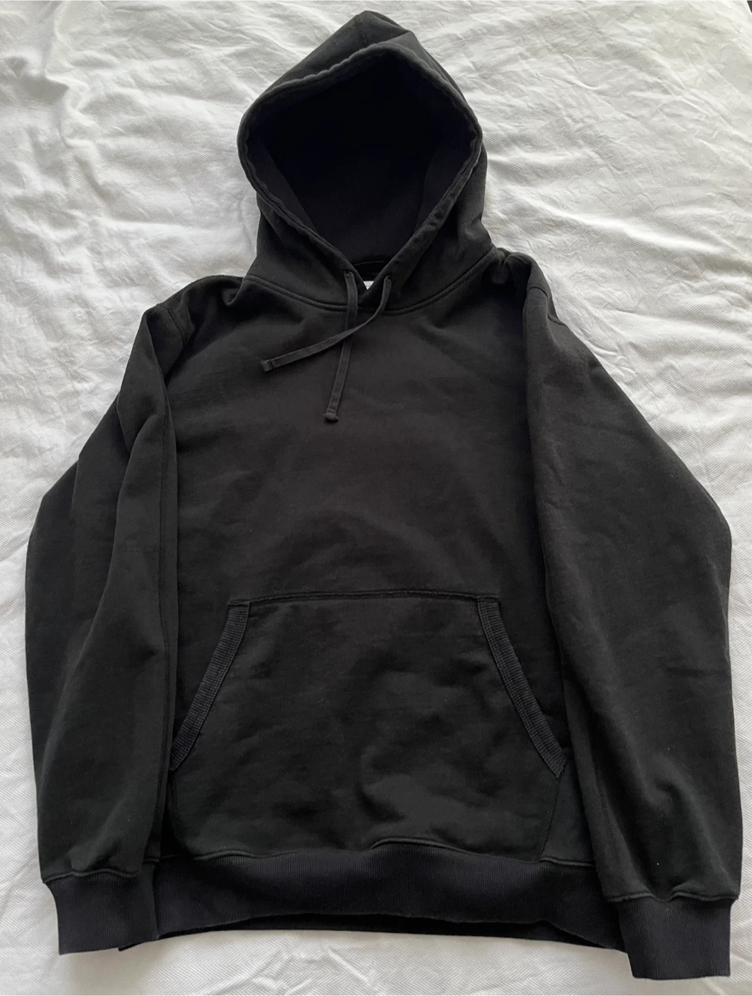 Reigning Champ Black Heavyweight Fleece Hoodie Men’s Size Large