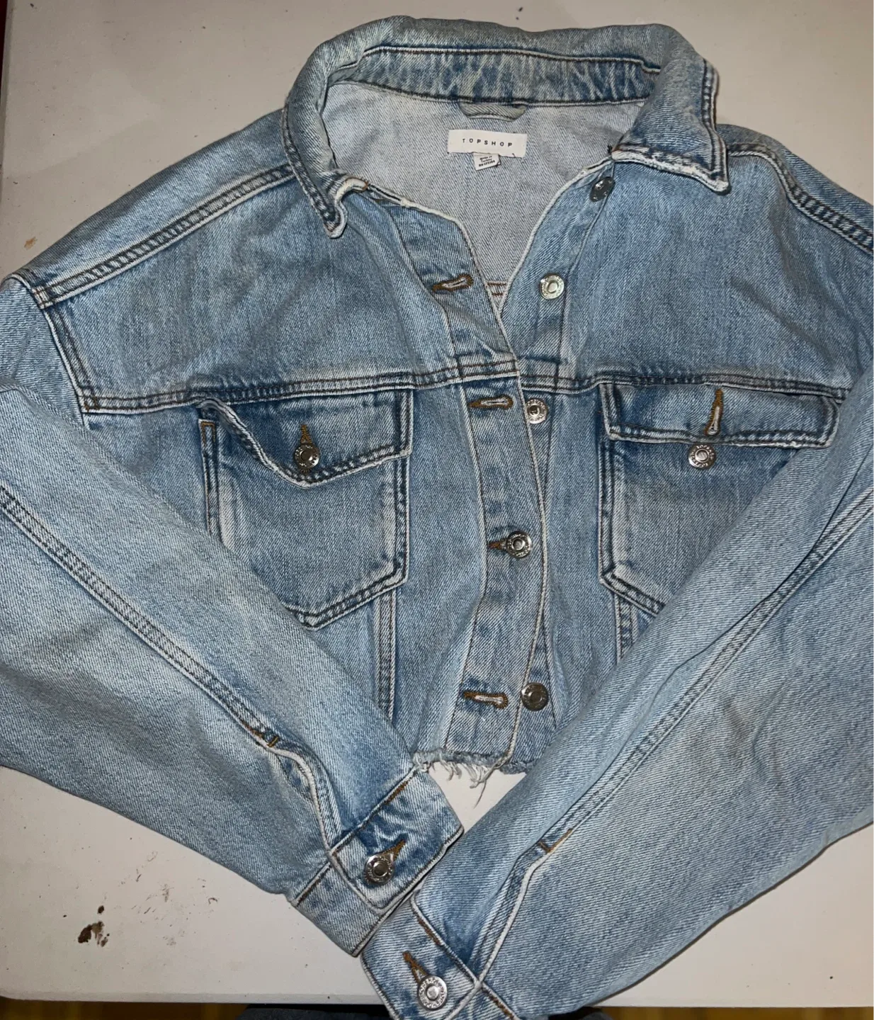 Topshop Denim Jacket - Size 12