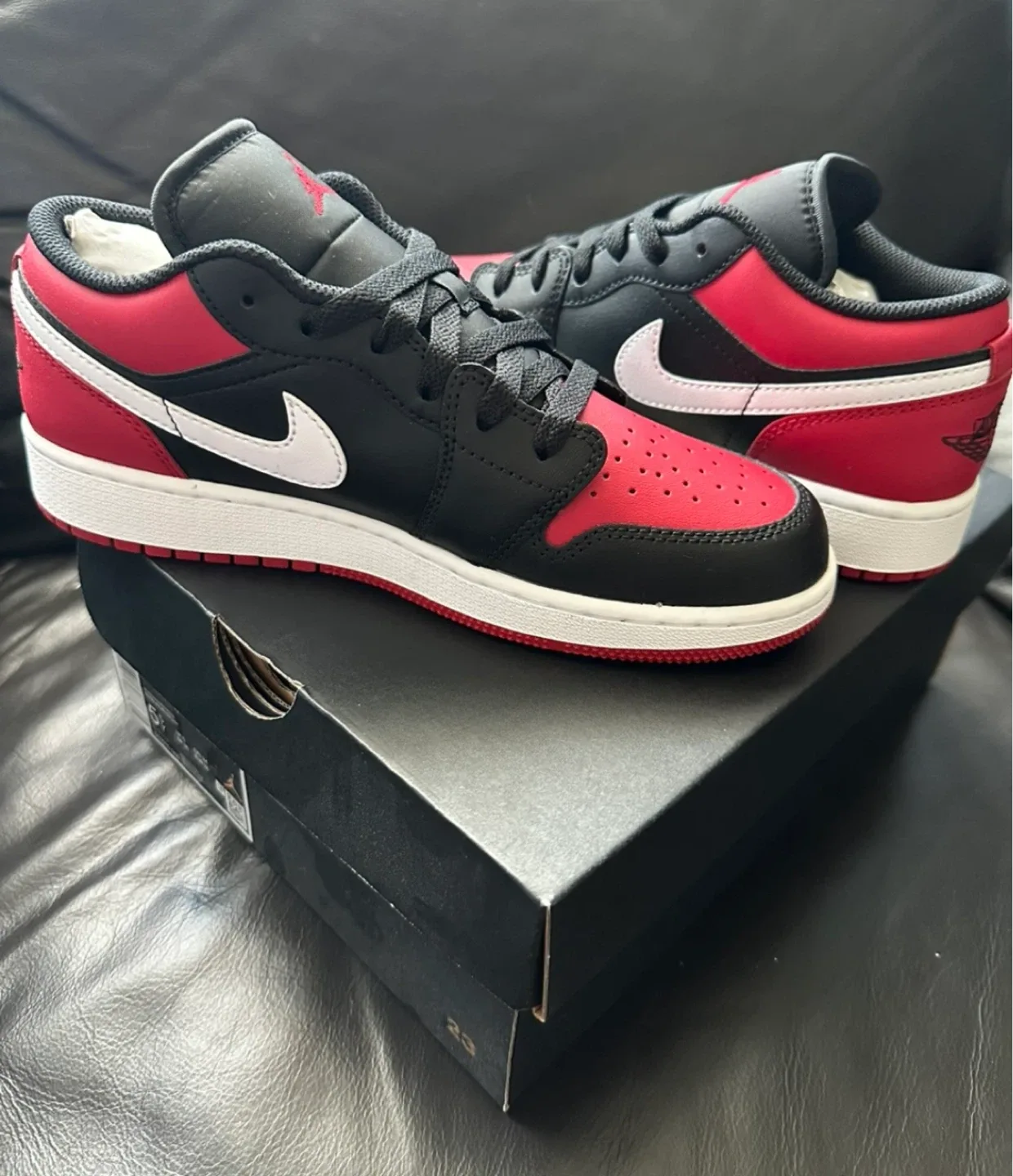 Nike Air Jordan 1 Low - Black/Red