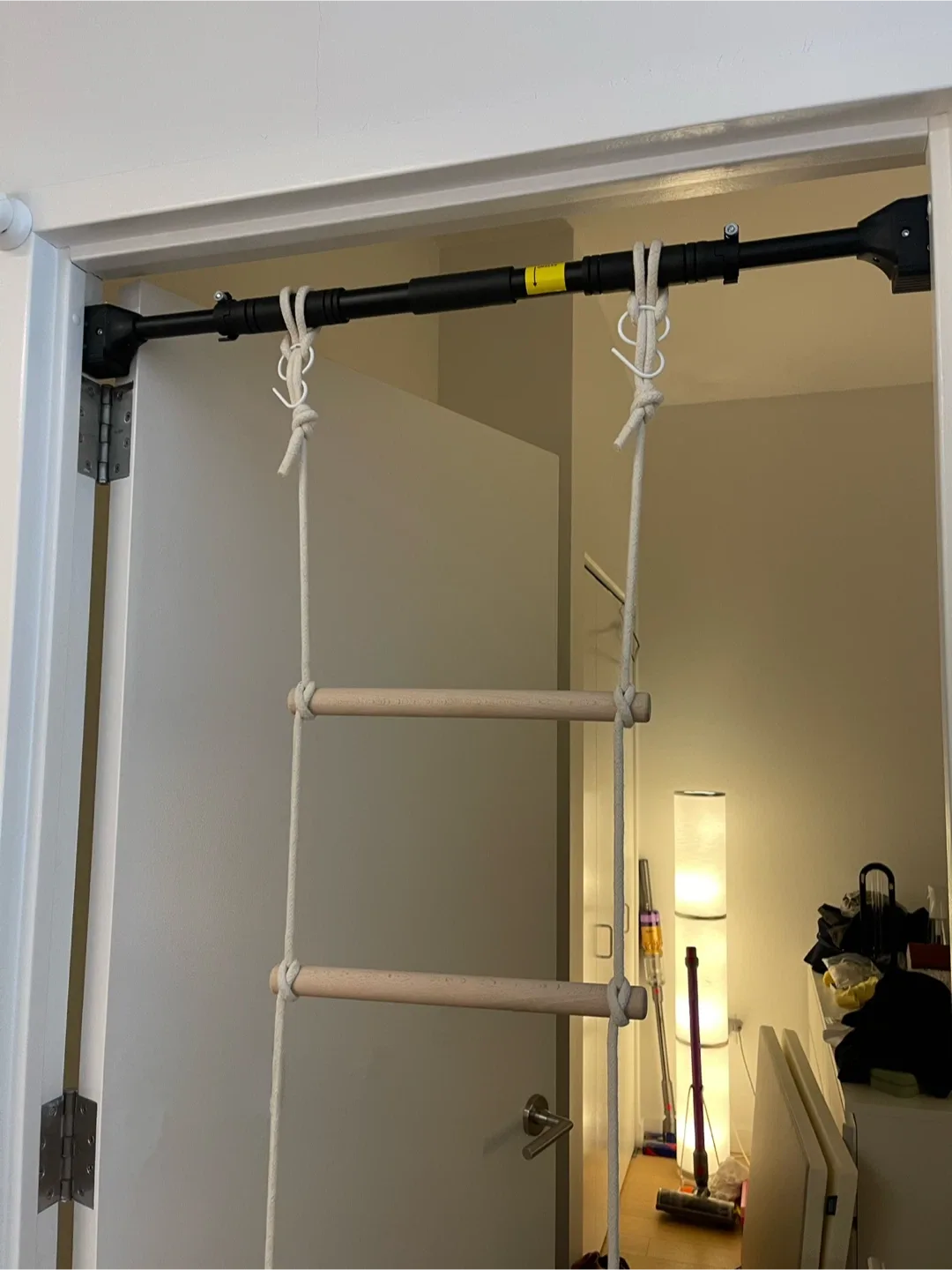 leikefitness Pull-Up Bar For Door Frame, Kids rope ladder swing. image indicator(7)