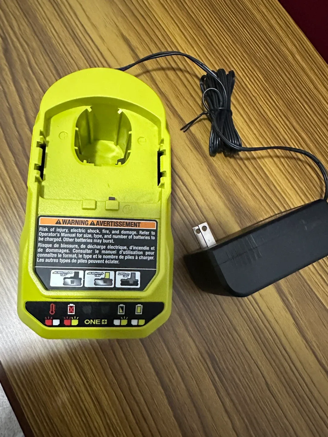 Ryobi ONE+ Battery Charger P108