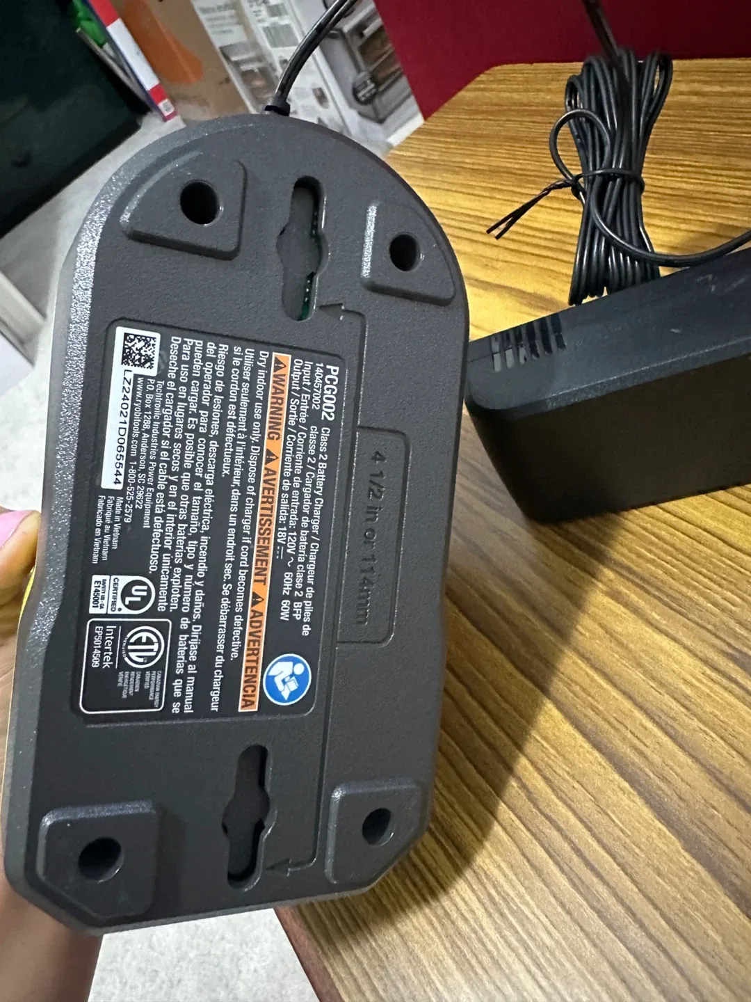 Ryobi ONE+ Battery Charger P108 image indicator(3)