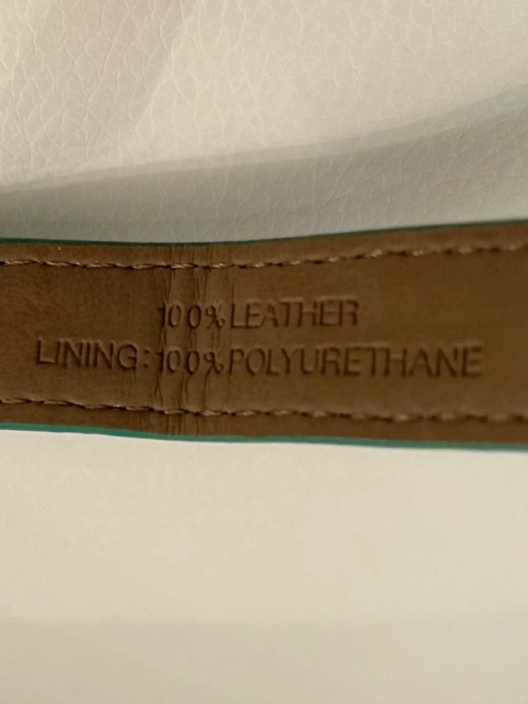 Talbots Green Leather Belt #Cleanout image indicator(6)