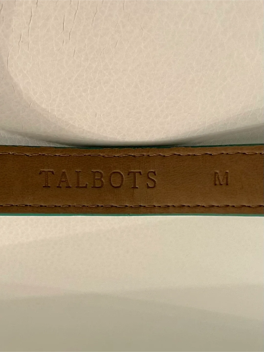 Talbots Green Leather Belt #Cleanout image indicator(5)