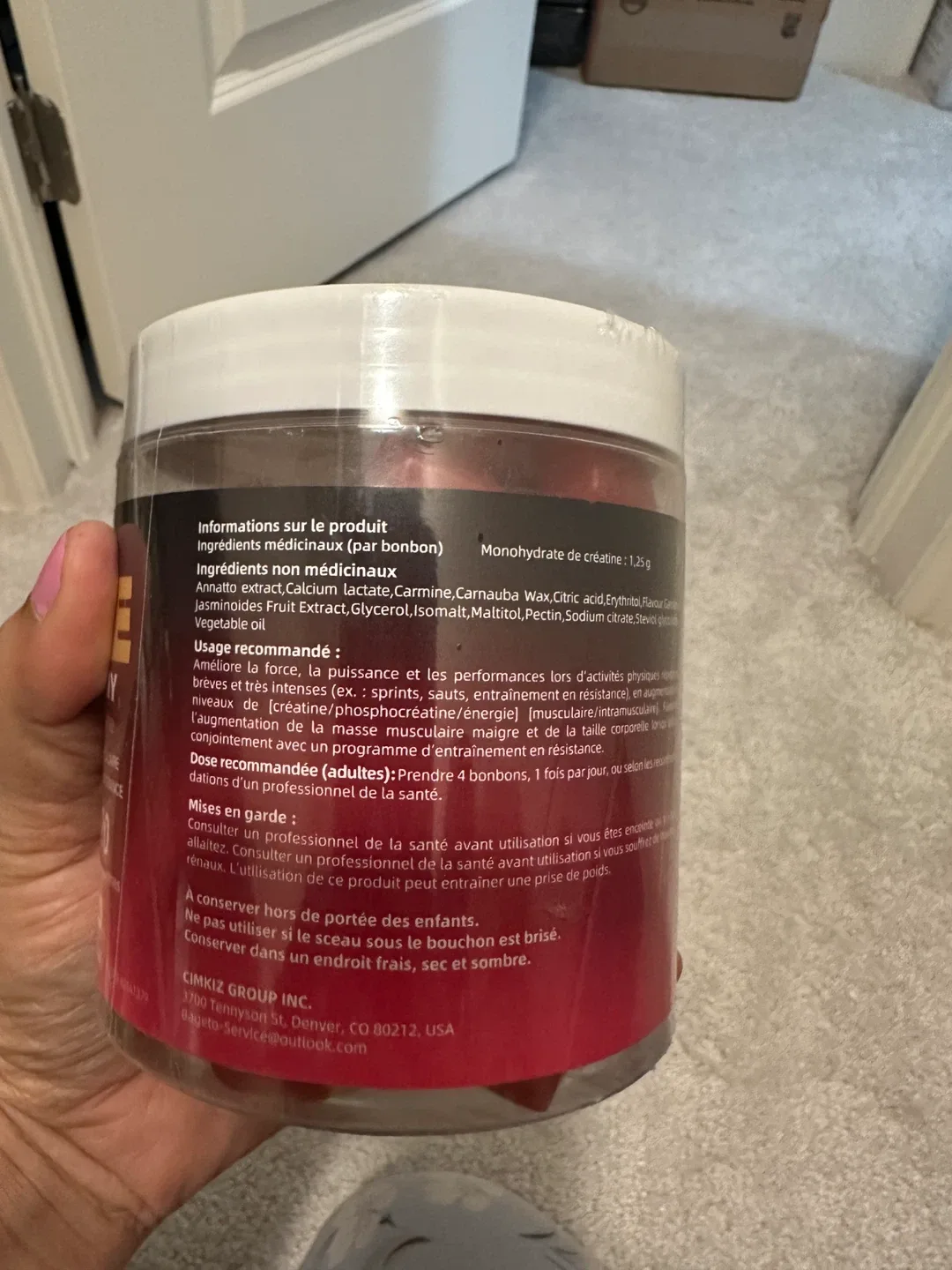 Bageto Creatine Monohydrate Gummy image indicator(2)