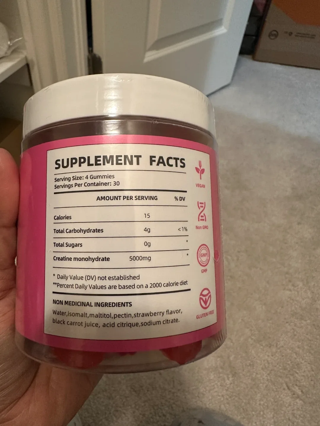 Bageto Creatine Monohydrate Gummies - Muscle Growth & Recovery image indicator(2)