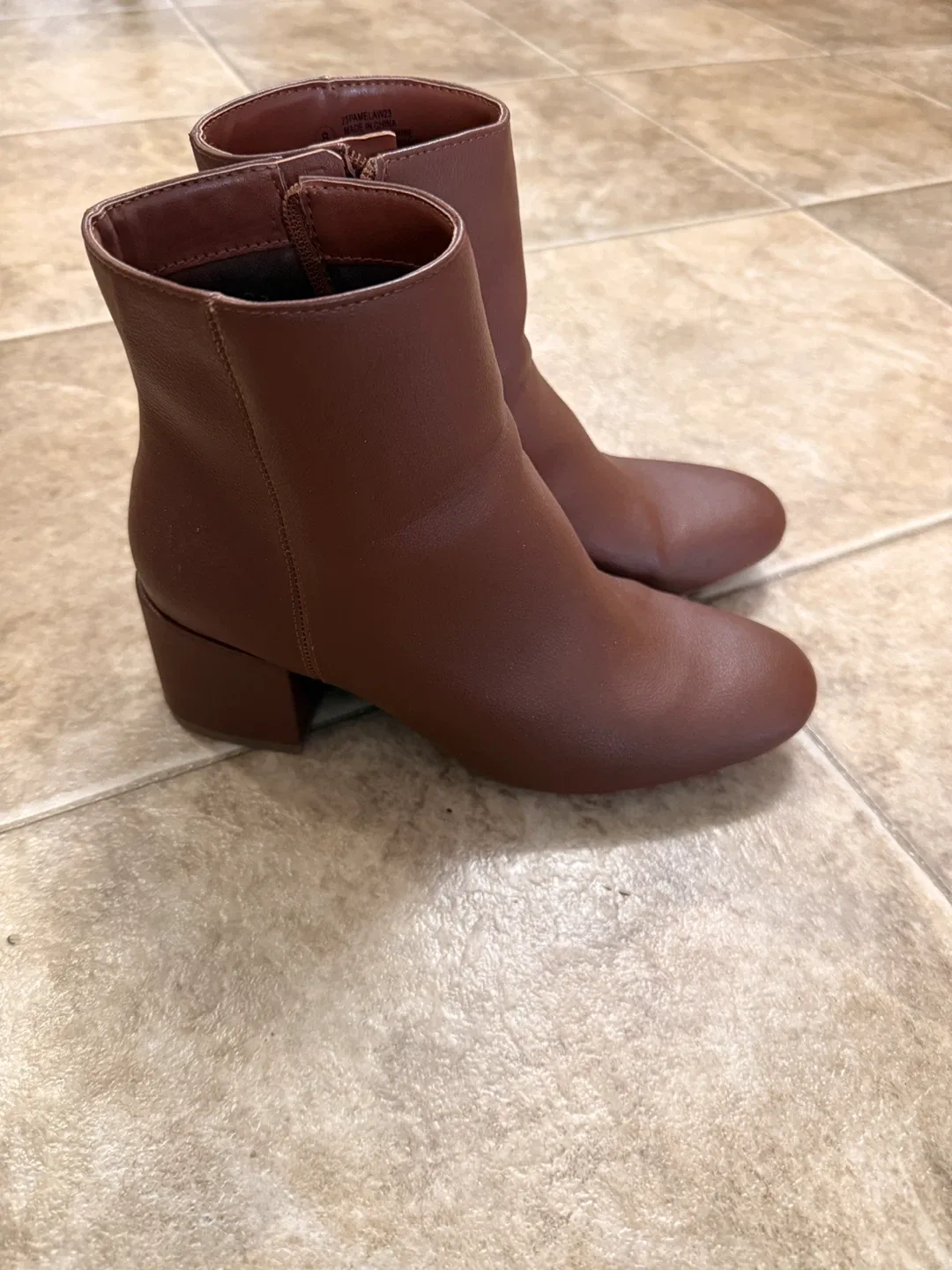Brown Ankle Boots Size 8