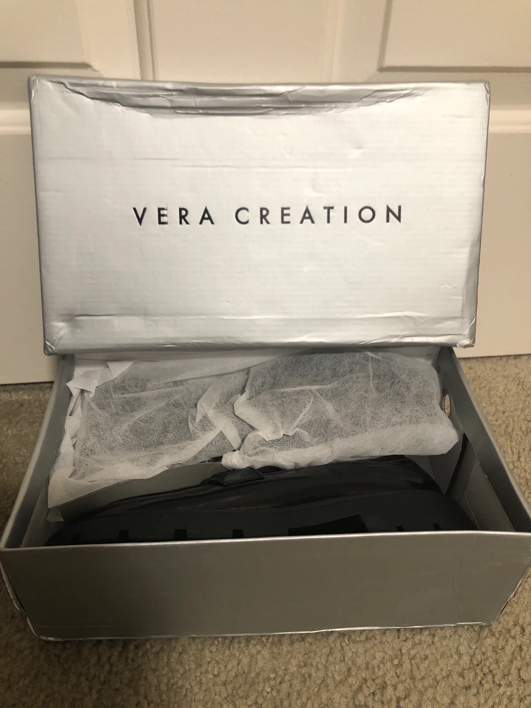 Vera Creation Women's Loafers - Size 8, Black