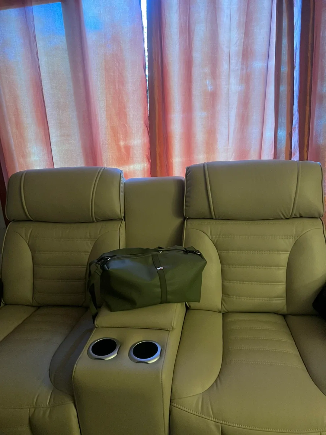 Tumi Olive Green Duffel Bag