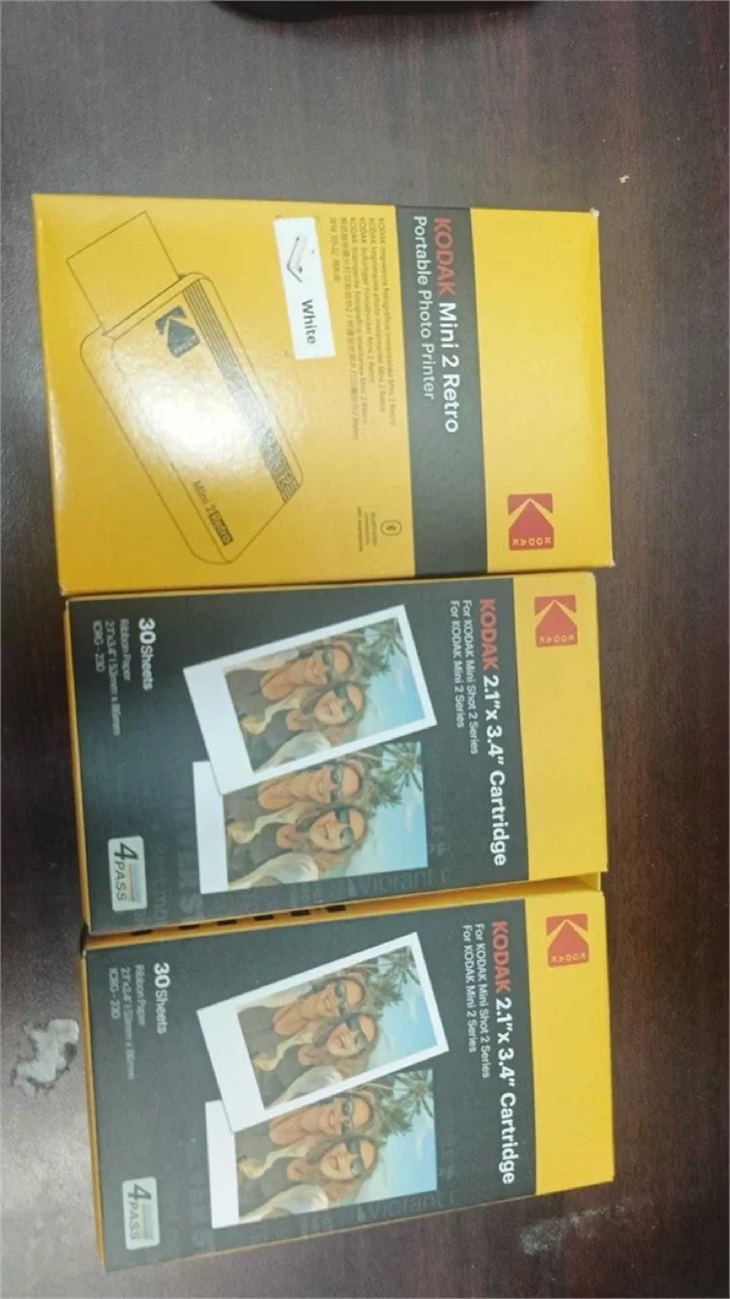 Kodak Mini 2 Retro Portable Photo Printer - White image indicator(2)