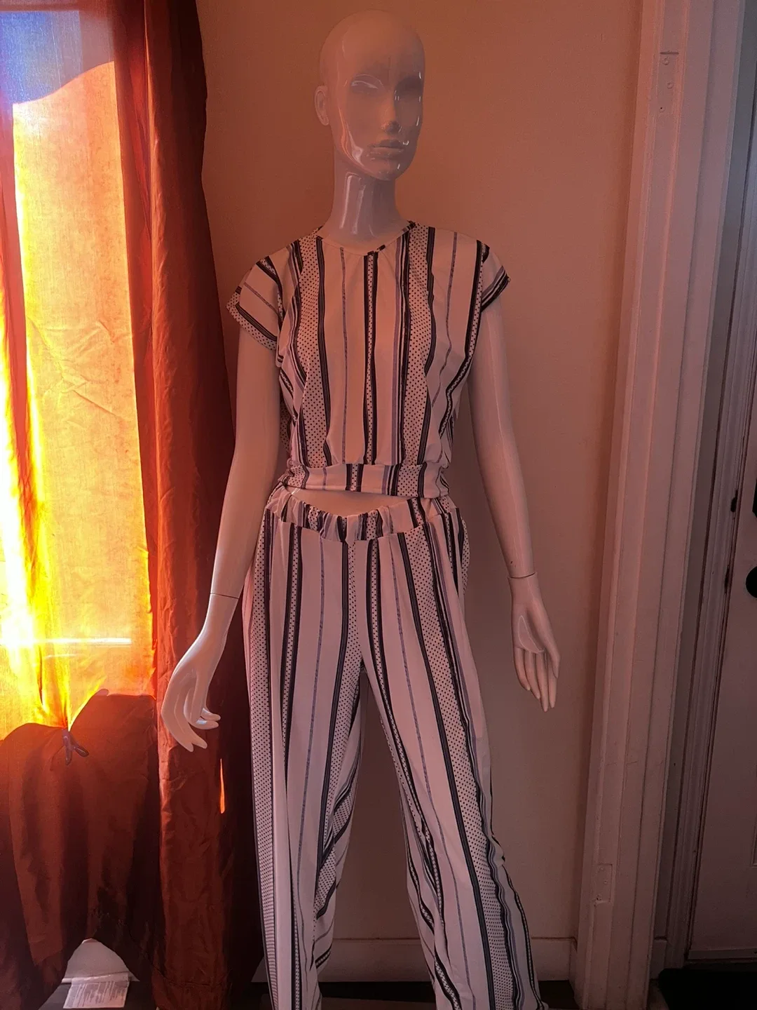 Striped Two-Piece Set