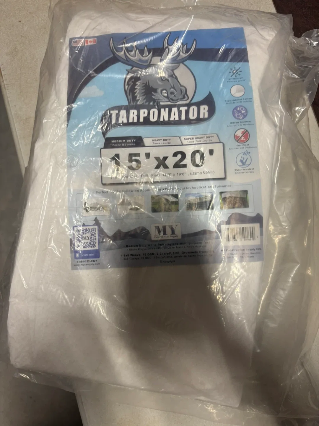 Tarponator Tarp 15' x 20' - Heavy Duty image indicator(3)