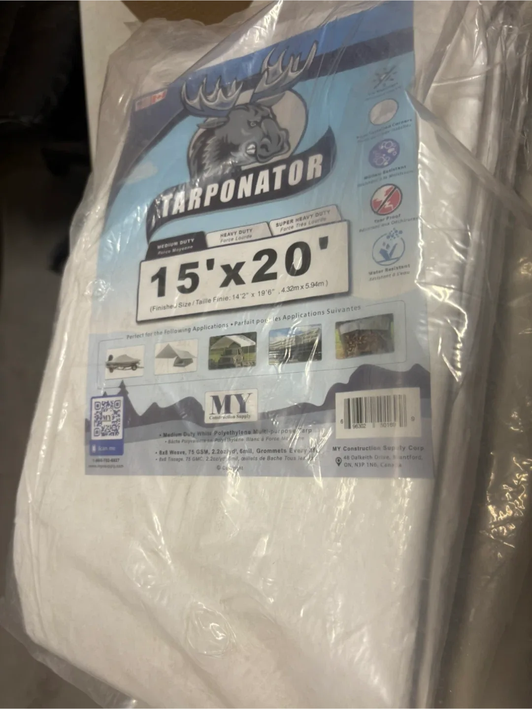 Tarponator Tarp 15' x 20' - Heavy Duty image indicator(2)