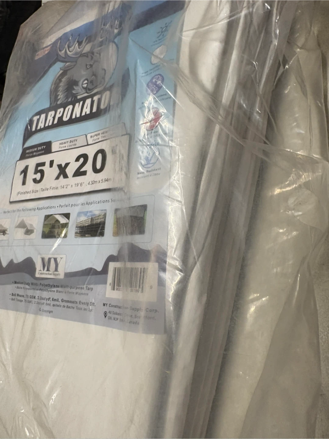 Tarponator Tarp 15' x 20' - Heavy Duty