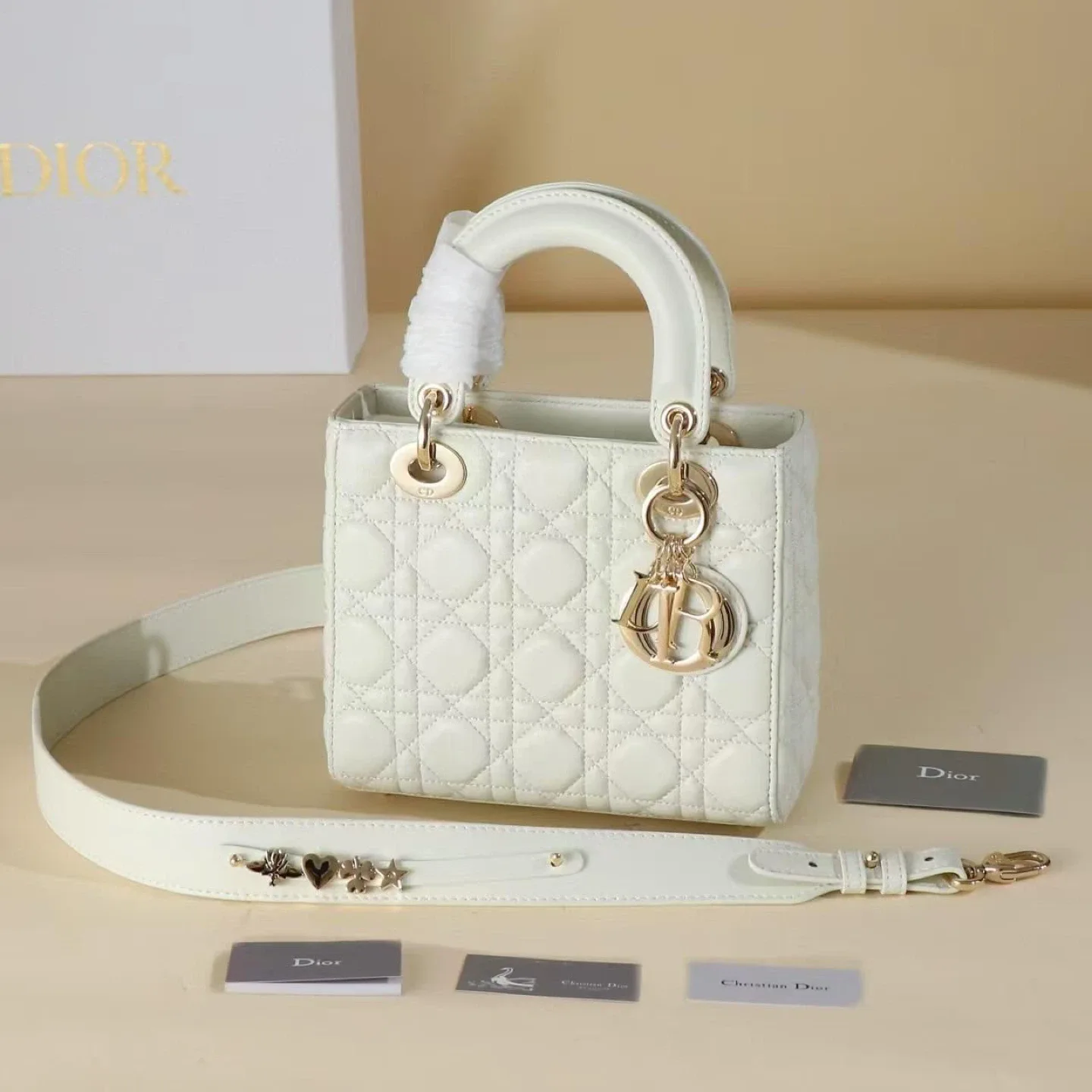 Dior Lady Dior Bag - Ivory
