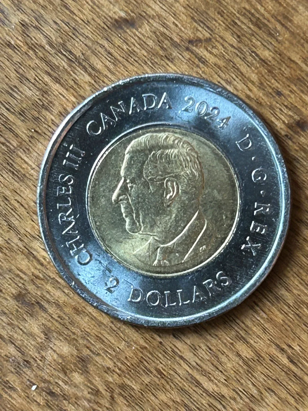 Toonie $2 coin 2024 Canada Inuit Nunangat Coloured money image indicator(2)