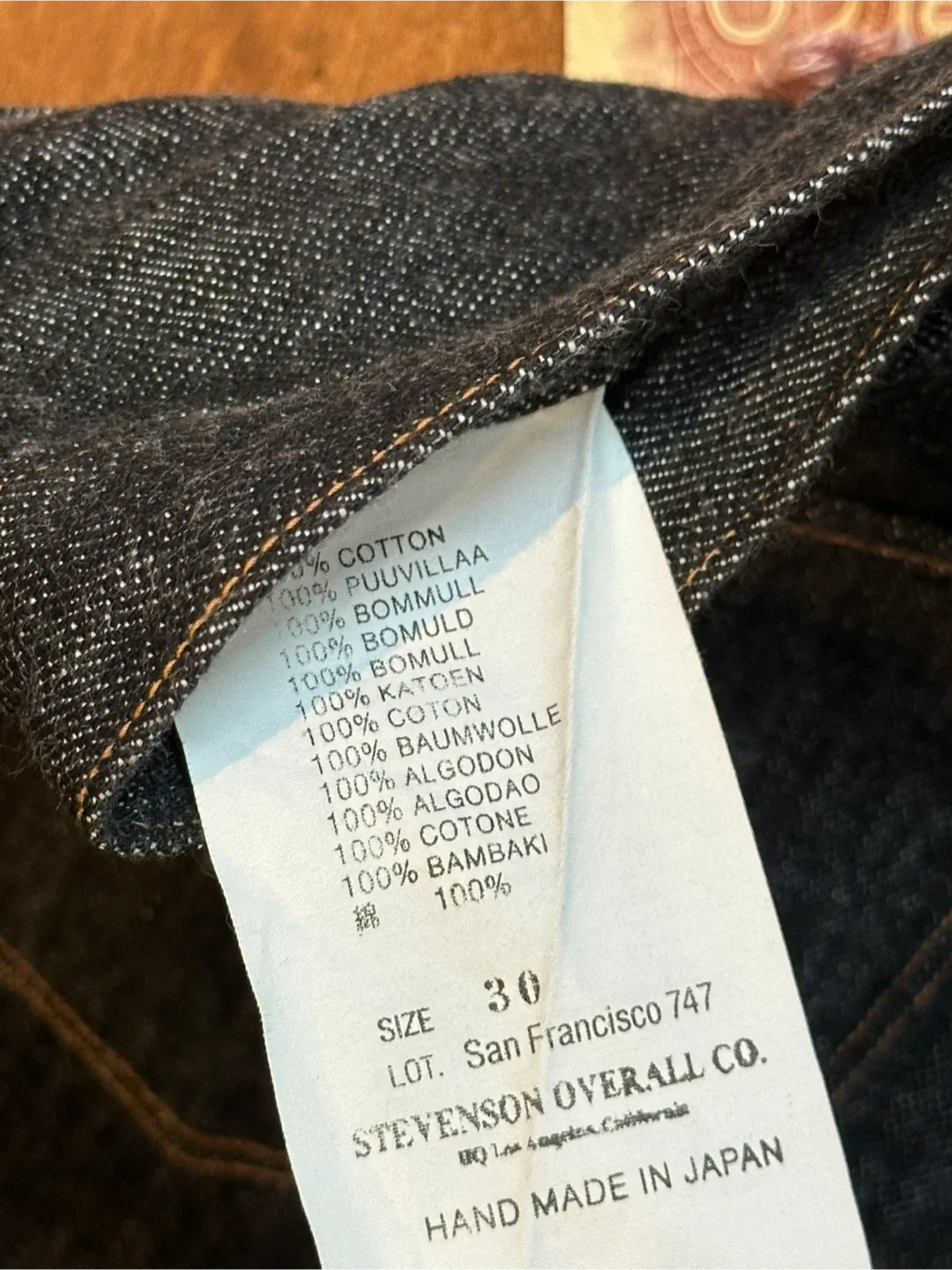 NEW! Stevenson Overall Co. Selvedge Denim Jeans image indicator(10)