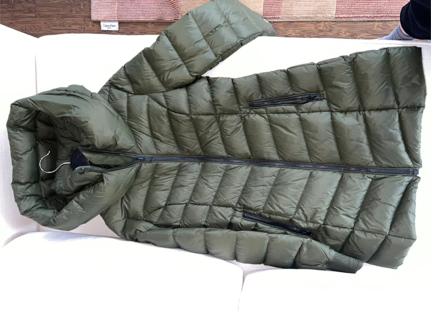 Olive Green Sofia & Kyo Puffer Jacket - photo 2