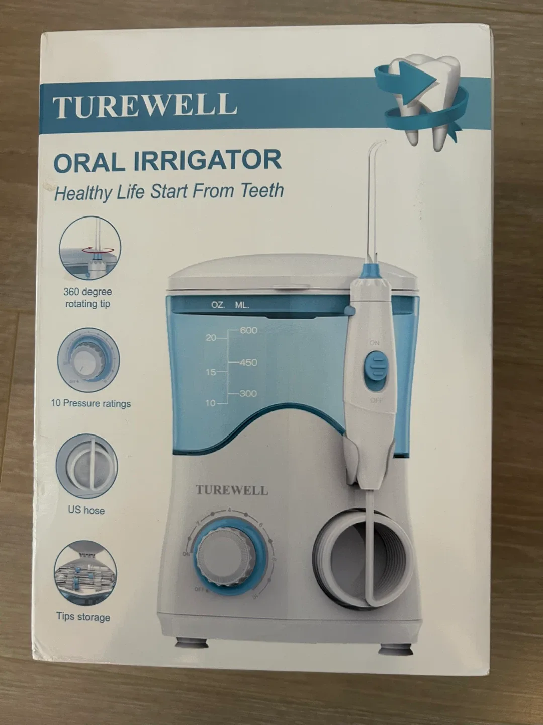 TUREWELL FC162 Water Dental Flosser - #Cleanout