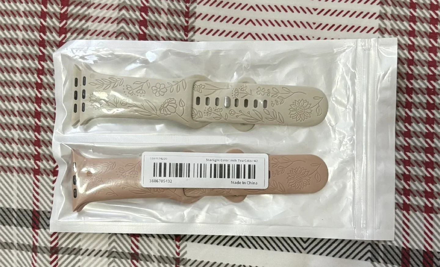 2x Apple Watch Bands - Floral Design- 42mm,44mm image indicator(2)