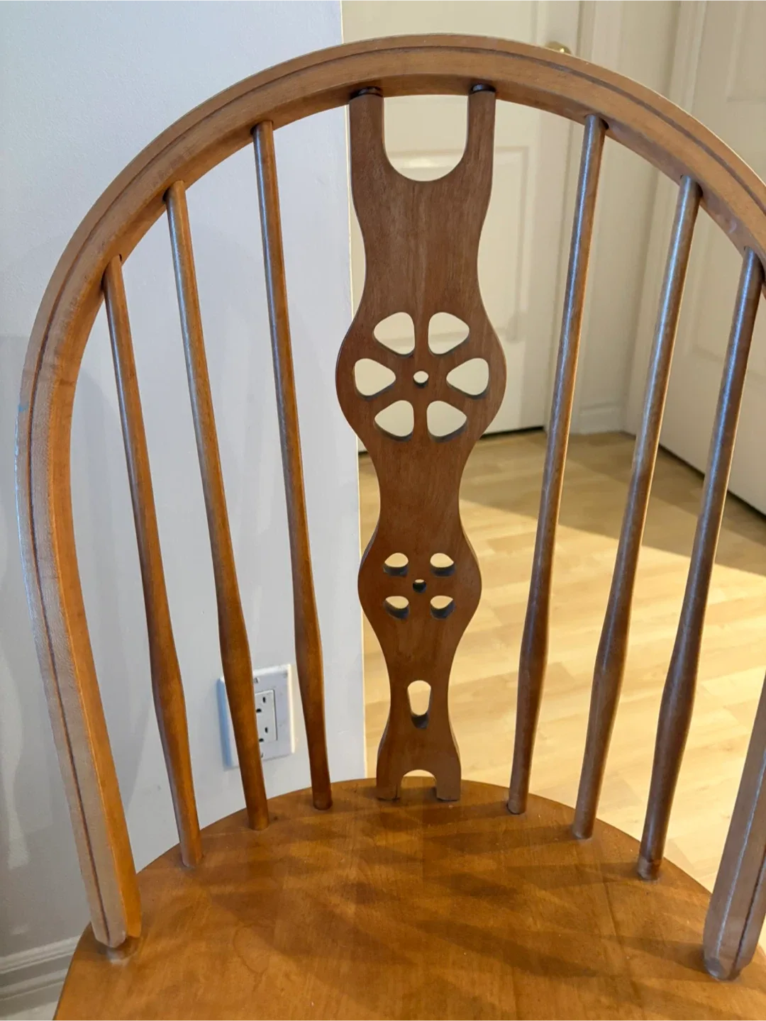 Vintage Antique Wooden Dining Chairs - Set of 2 image indicator(2)