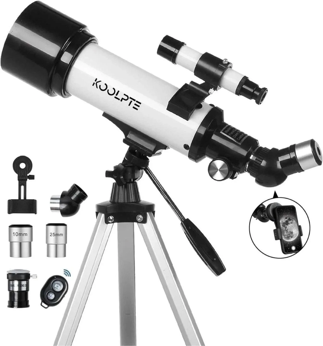 KOOLPTE Telescope for Kids & Adults - 70mm Aperture