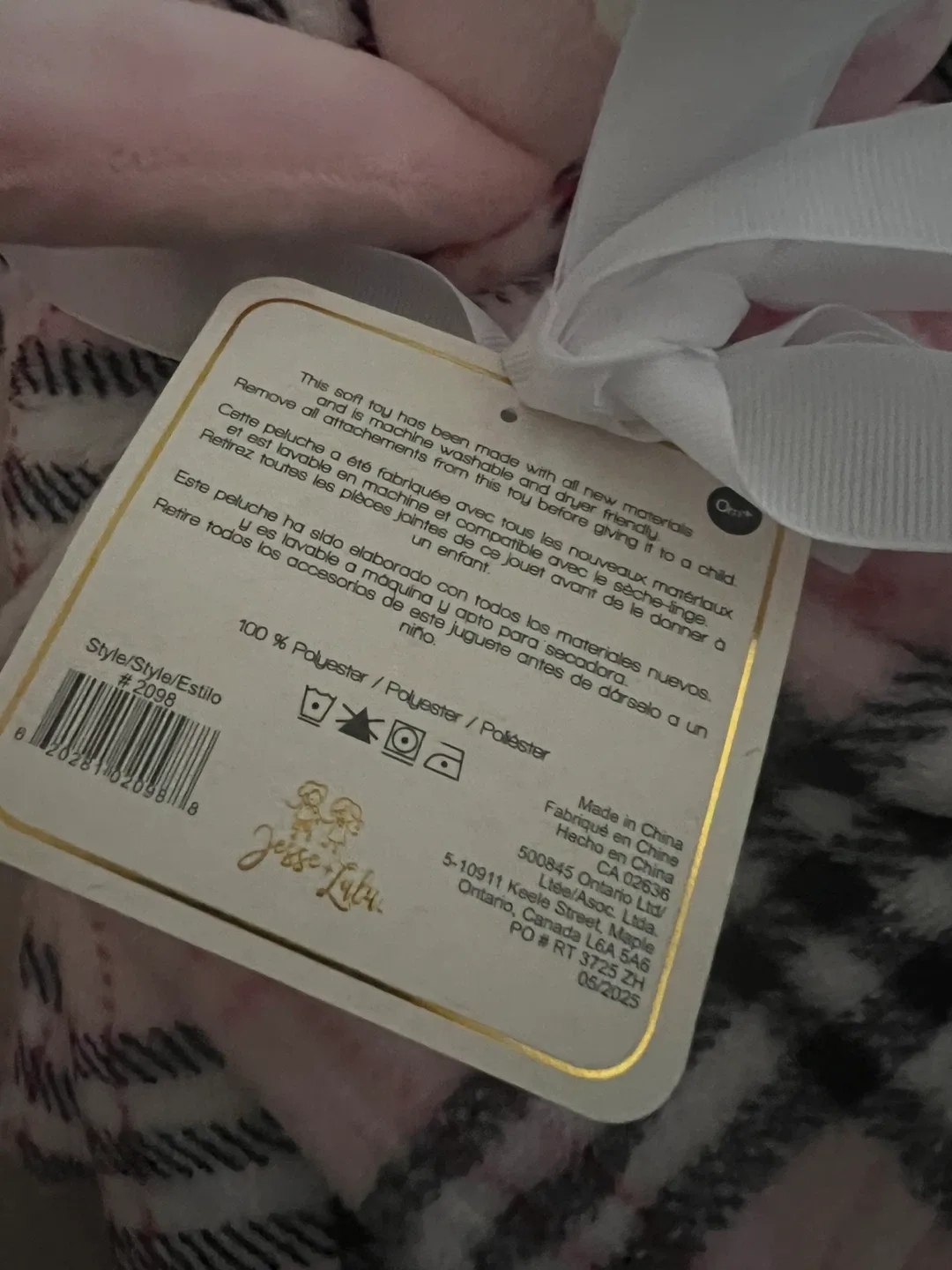 Jesse & Lulu Plush Blanket with Security Toy Set - NEW image indicator(5)