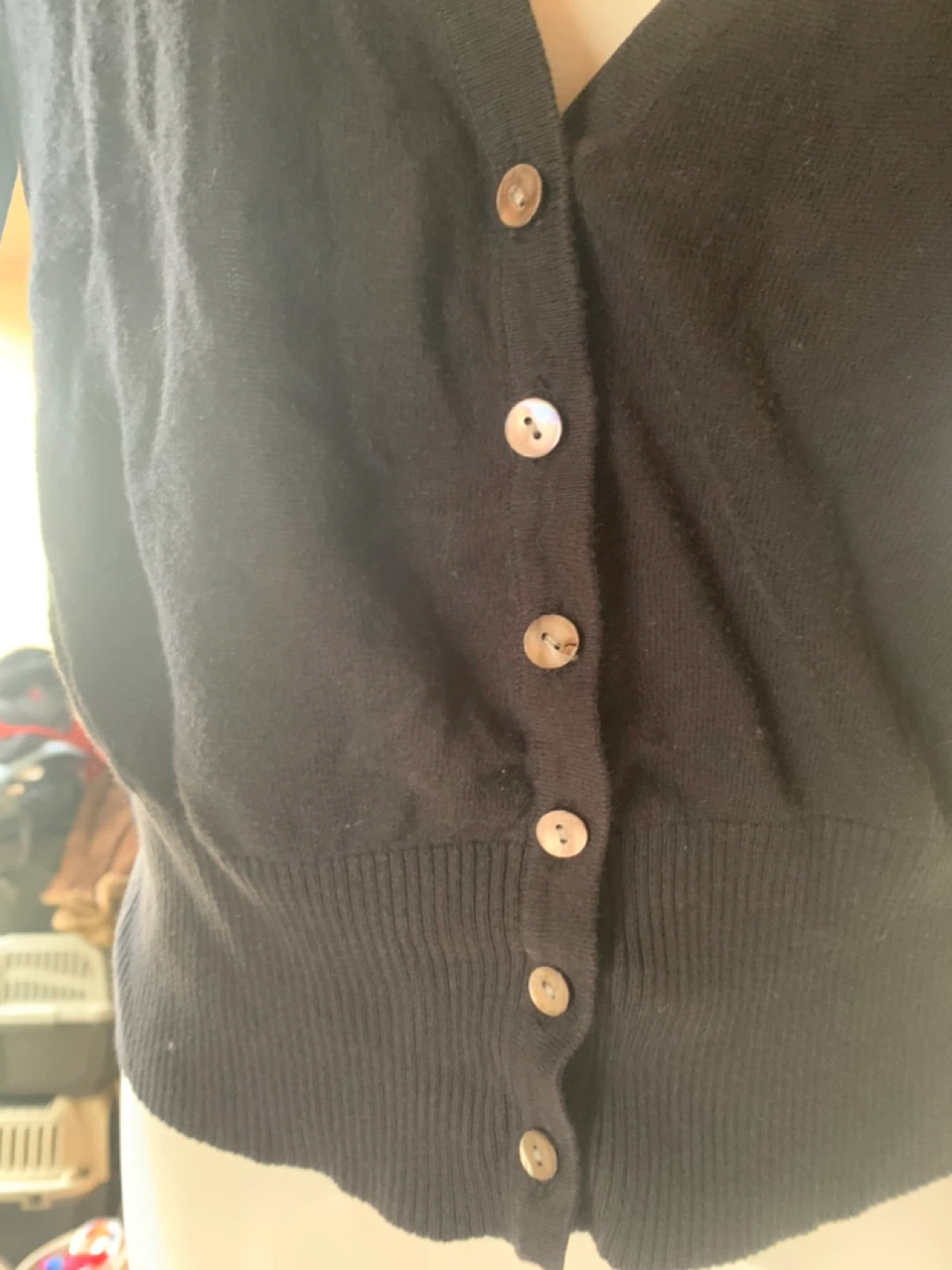 Costa Blanca Black Cardigan - Size L - photo 3