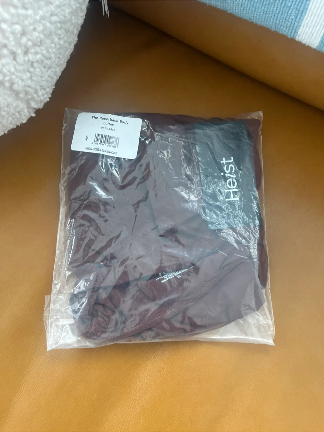 Heist Studios Racerback Bodysuit - Coffee - Large - photo 3
